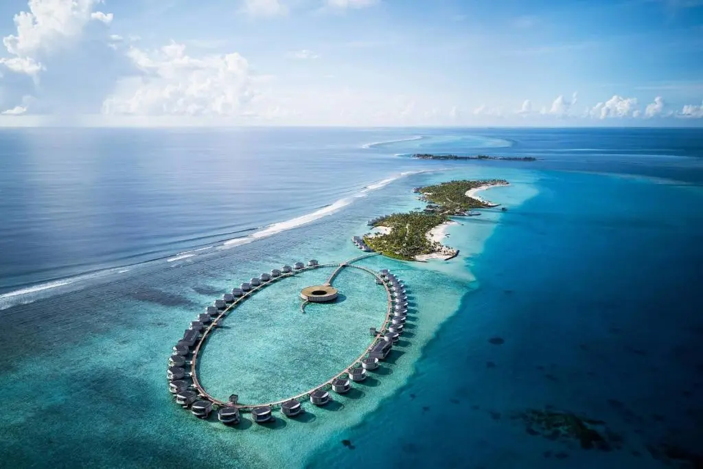 Ritz Carlton Maldives Aerial Picture